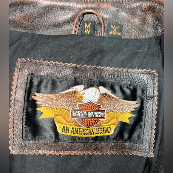 90’s Women’s Harley Davidson Leather Jacket - Picture 5 of 5